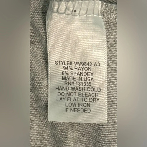 Socialite Womens Maxi Dress Gray Scoop Neck popover draped top Racerback Sz Sm - Picture 5 of 8